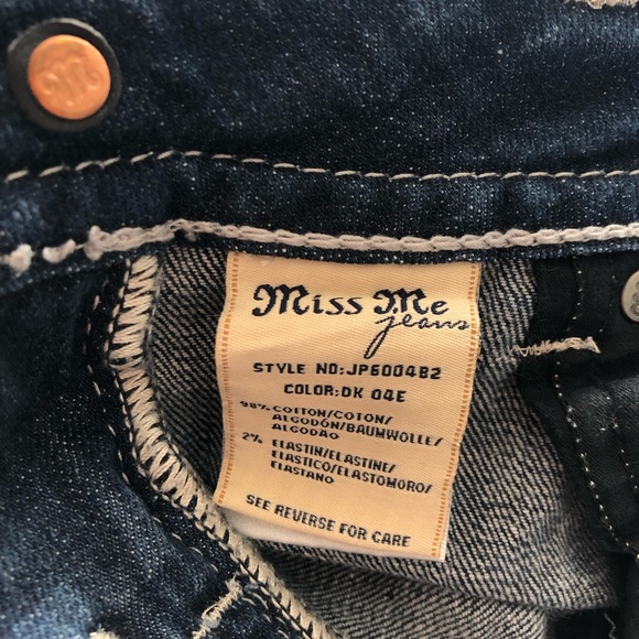 Miss Me Embellished Cross Boot Cut Jeans - Picture 6 of 6